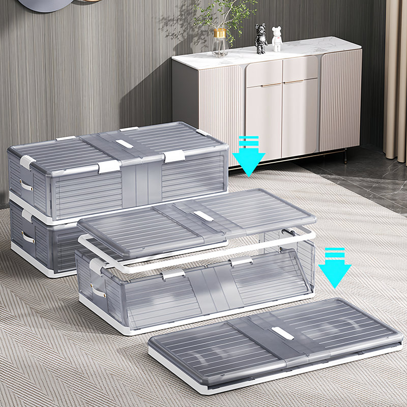 Rebrilliant Bogumil Plastic Underbed Storage Box with Lid & Reviews